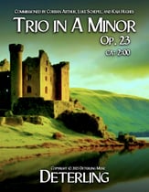 Trio in A Minor, Op. 23 P.O.D cover